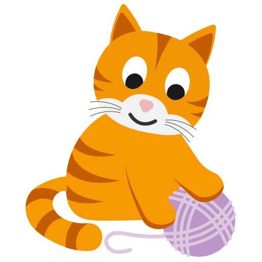 gatito jugando png