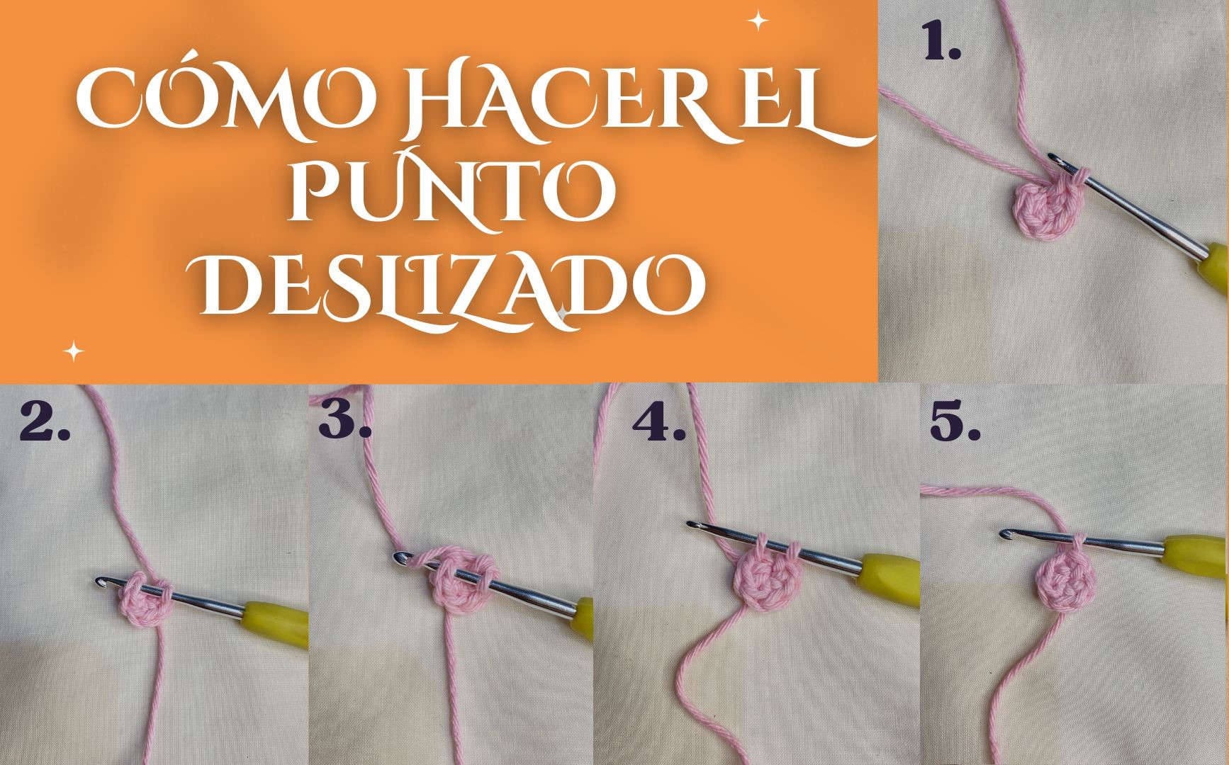 como hacer el punto deslizado